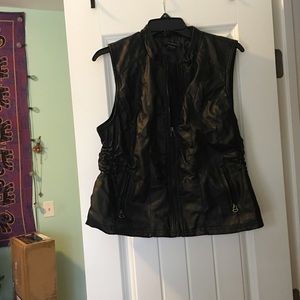 Faux Leather Vest